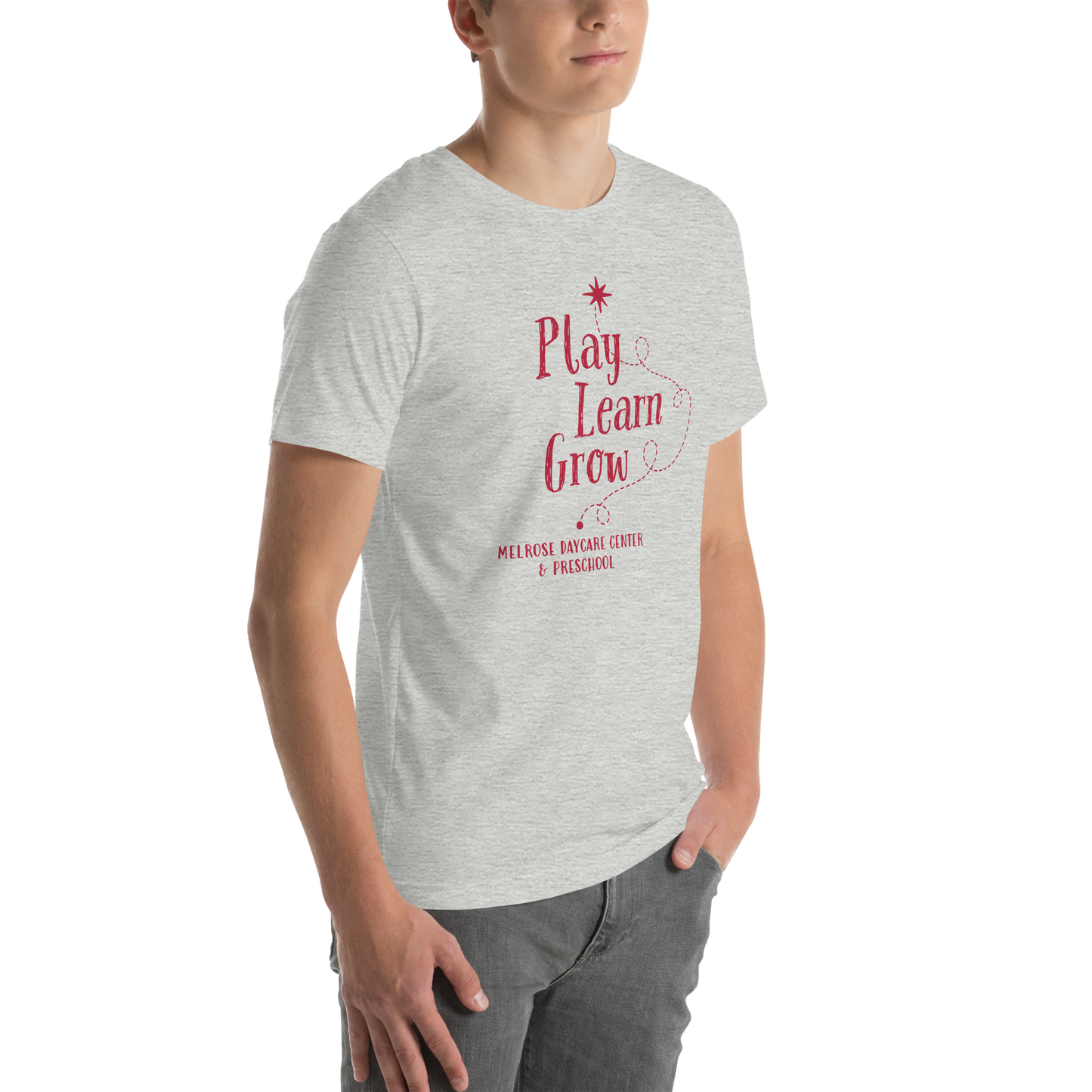 Unisex Play, Learn & Grow Adult T-shirt