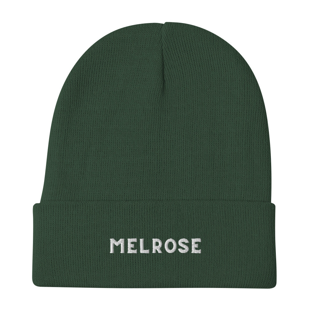 Melrose - Embroidered Beanie