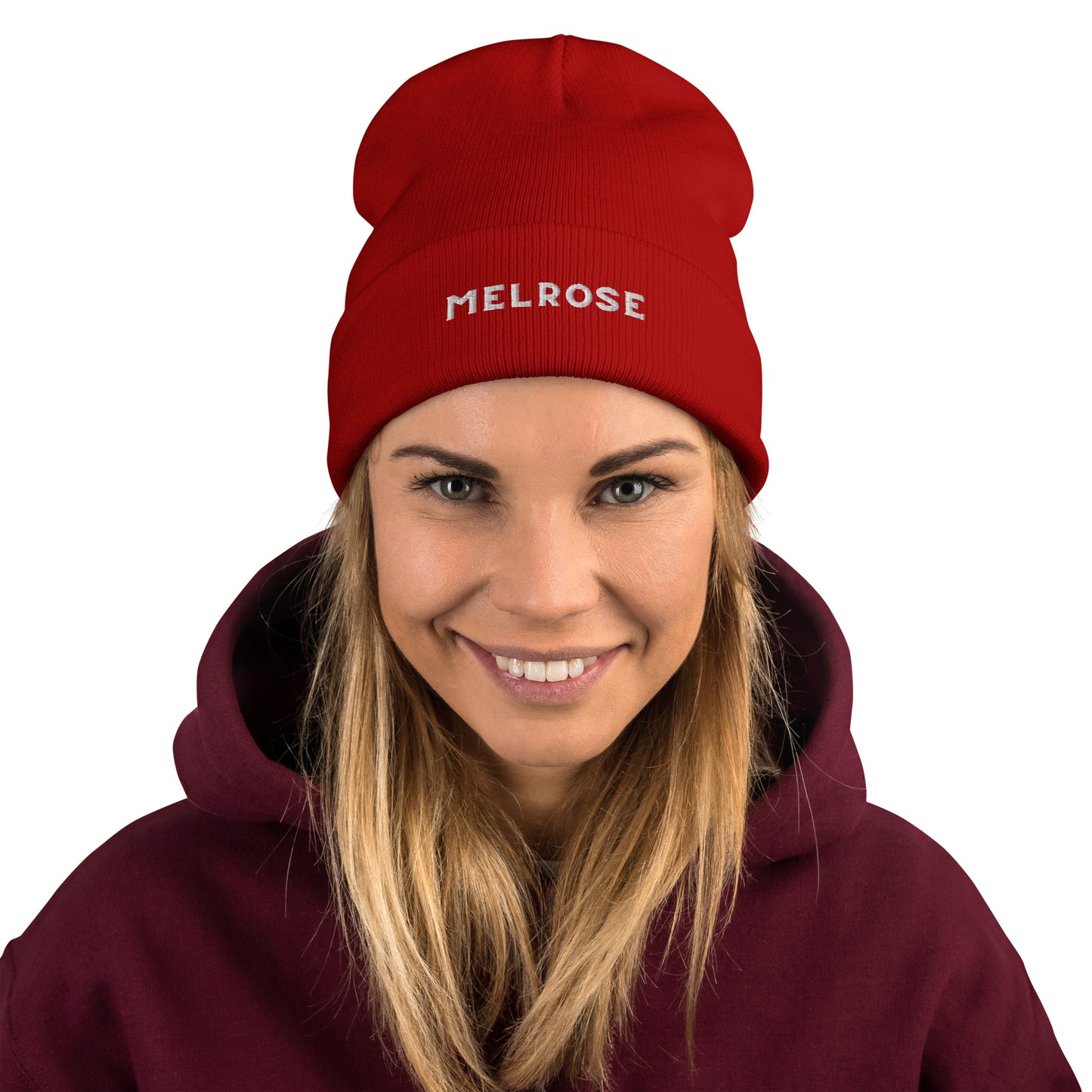 Melrose - Embroidered Beanie