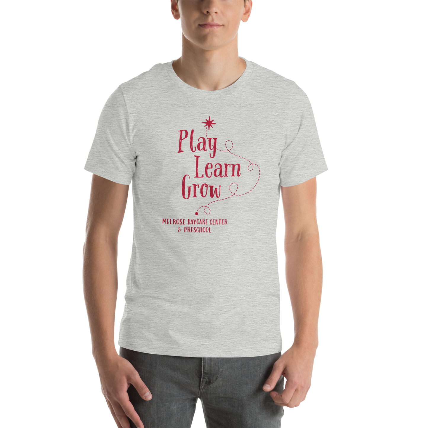 Unisex Play, Learn & Grow Adult T-shirt
