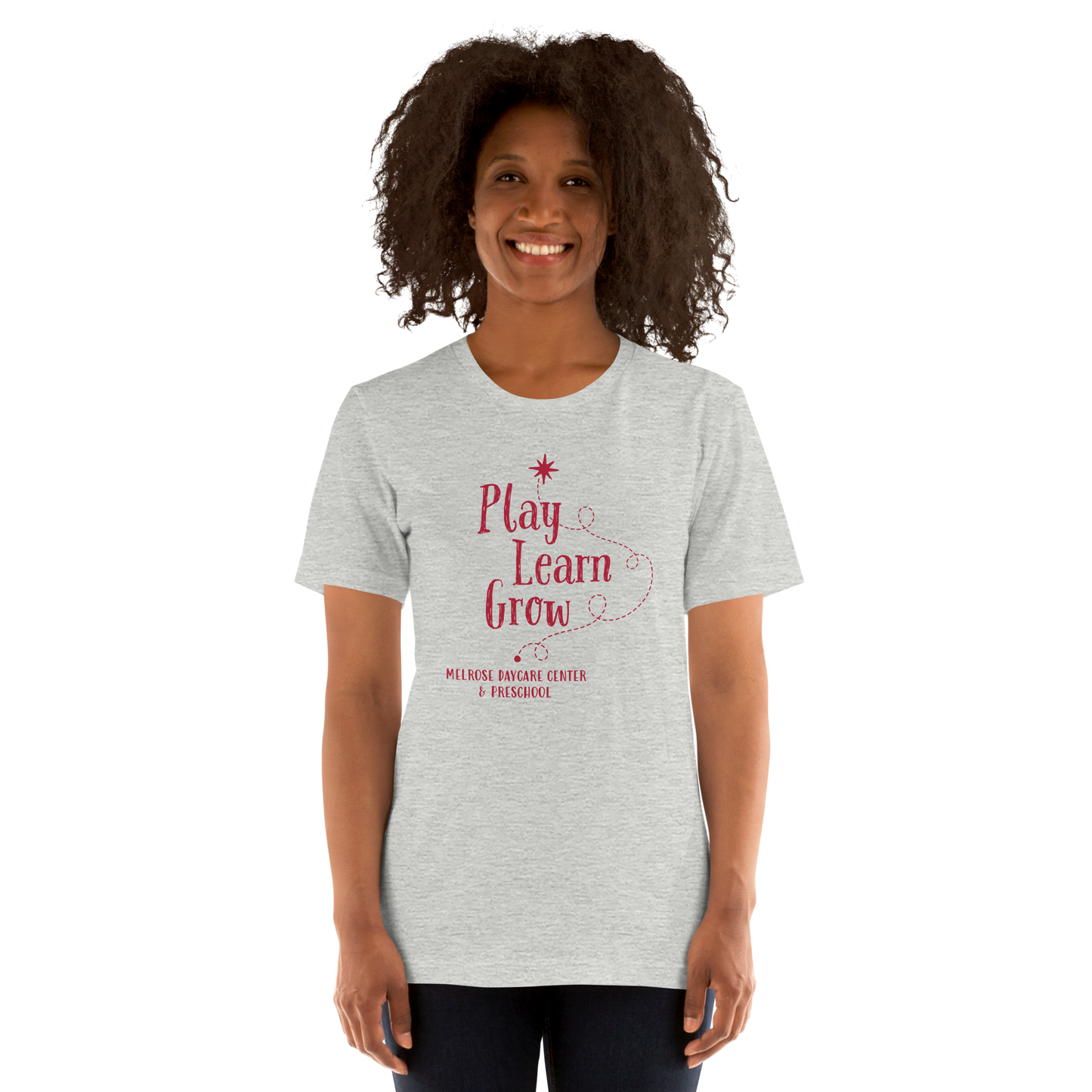 Unisex Play, Learn & Grow Adult T-shirt