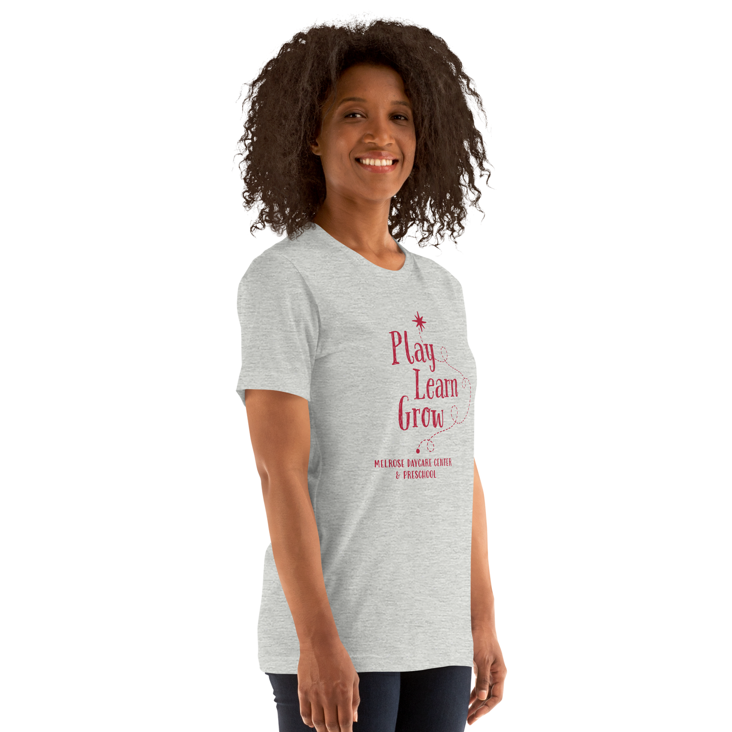 Unisex Play, Learn & Grow Adult T-shirt